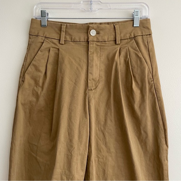 Banana Republic Relaxed pleated crop authentic chino pants barrel balloon safari - Picture 7 of 16